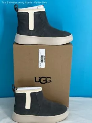 Ugg ( New In Box ) Grey Classic Boom Bootie Boots Women's Size 6 • £8.03