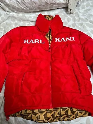 Reversible Karl Kani Puffer Jacket Womens/Ladies Size 10 • £3