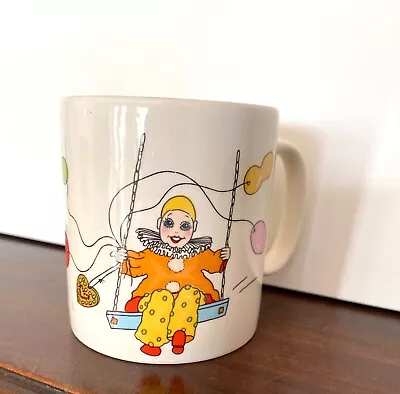 £8 • Buy Royal Worcester Spode Palissy Child's Mug Balloons & Clowns