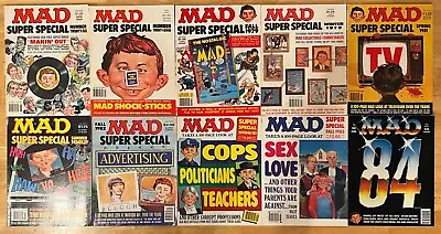 Lot Of 10 MAD Magazine Super Special #26 #27 #28 #29 #34 #39 #40 • $22.22