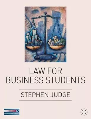 Law For Business Students By Judge Stephen Paperback Book The Cheap Fast Free • £3.59