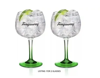 £14.95 • Buy Tanqueray Copa Gin Glass Goblet PAIR NEW
