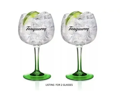 Tanqueray Copa Gin Glass Goblet PAIR NEW • £14.95