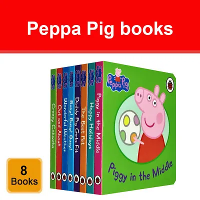 £12.98 • Buy Peppa Pig 8 Ladybird Board Books Collection Set Out And ABout, Wonderful Weather