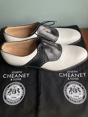 Joseph Cheaney Handmade Mens New Leather Shoes Size 8 Ska 2 Tone Mod The Jam. • £50