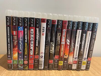 PS3 Games - Select Desired Title From Drop Down Menu • $10