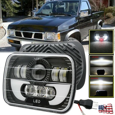 $26.94 • Buy 5x7 7x6  LED Headlight Hi-Lo Beam DRL For Nissan Pikup 1982-1995 Hardbody Truck