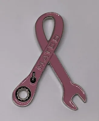 Matco Tools For The Cause Pink Ribbon Breast Cancer Awareness Lapel Pin (137) • $14.99