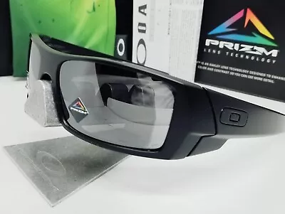 Oakley GASCAN Matte Black PRIZM Black POLARIZED OO9014-28 Sunglasses NEW IN BOX! • $119.99