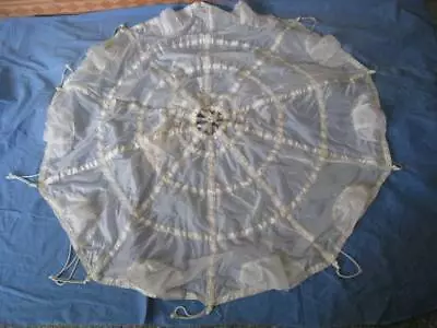 Aerospace Vintage Military Supply Drop Parachute Diameter 1.6m/5.2Ft • $42