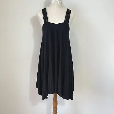 $32.50 • Buy Tigerlily Trapeze Swing Black Mini Dress Size 6