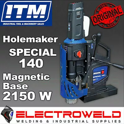 HOLEMAKER Special 140 Magnetic Base 240v Hole Annular Cutter Steel Drilling 4MT • $4680.55