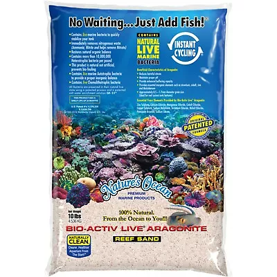 Natures Ocean Bio-Activ Live Reef Sand Samoa Pink 10lb / 4.5Kg • £28.99