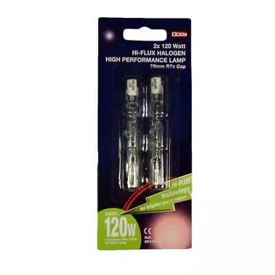 Dencon 120 W 78mm Halogen Tube - Pack Of 2 • £4.65