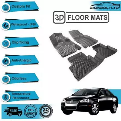 3D Molded Interior Car Floor Mat For Volkswagen Jetta 2005-2011(Black) • $94.90