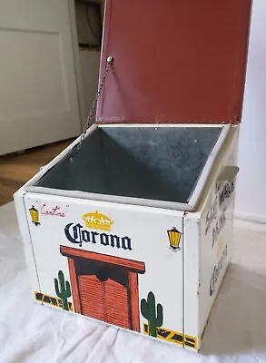 Vintage Corona Metal Beer Cooler/Ice Chest • $120