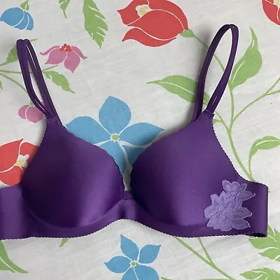 Victoria’s Secret Angels Secret Embrace Push-Up Bra | Purple | Size 32A • $20