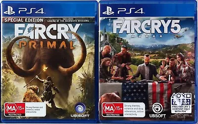 $39.95 • Buy Far Cry Primal And Far Cry 5 Bundle PS4