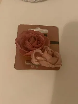 Babyliss Rose Flower Hair Slide  Fashion Formal Wedding Party Bracelet • £3.49