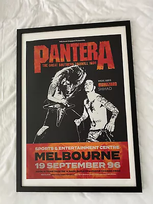 Rare Pantera Promo Poster- Great Southern Tourkill 1996 Melbourne • $29