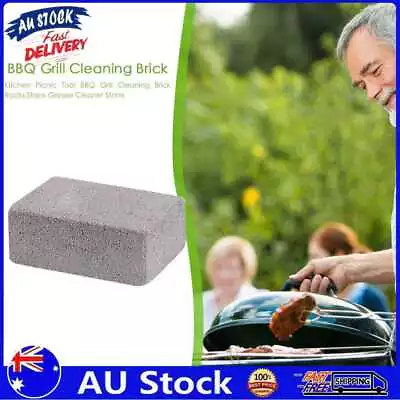 AU 1x BBQ Grill Cleaning Brick Block Barbecue Racks Stains Grease Cleaner • $8.19