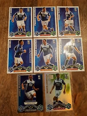 Birmingham City Complete Set Including MOTM Card Match Attax Extra 09/10 • £6