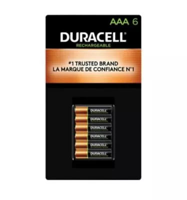 Duracell Rechargeable  6 Aaa • $14.99