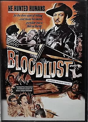 BLOODLUST - DVD - Robert Reed - Wilton Graff - Brand New Factory Sealed • $9.95