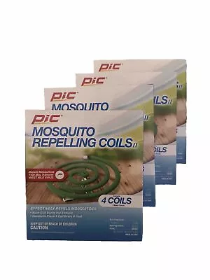 PIC Citronella Mosqu Repelling Coils (4 Packs) 16 Coil • $14.99