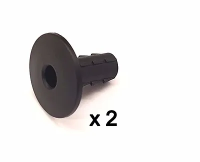 £5.39 • Buy Plastic Hole Tidy Wall Grommet Cover Single Coax Aerial Cable Entry BLACK X 2