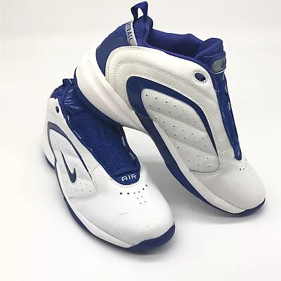 Nike Air Flight Mens Shoe 9.5 Sneaker White Blue Flexi-Plate 306618 Read • $36.99