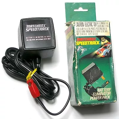 1977 Matchbox HO Slot Car SPEEDTRACK Battery Eliminator Power Pack Transformer • $18.99