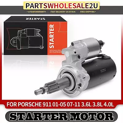 New Starter Motor For Porsche 911 2001-2005 2007-2011 3.6L 3.8L 4.0L 99660410800 • $65.99