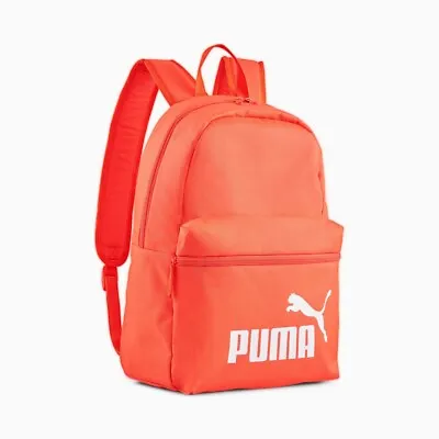 $75.98 • Buy Puma Phase School Bag Classic Backpack Unisex Orange 079943-07