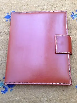Tanner Krolle Ipad Case Tan Brown Leather Bridle Hide Albany New • £379.05