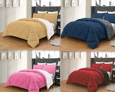 Empire Home Dayton Reversible 3 Piece Comforter Set With Matching Pillow Shams • $30.39