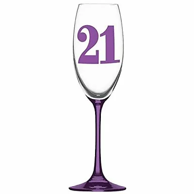 NEW 40th 60th And 21st Happy Birthday Champagne Flutes With Gift Box  • £8.99