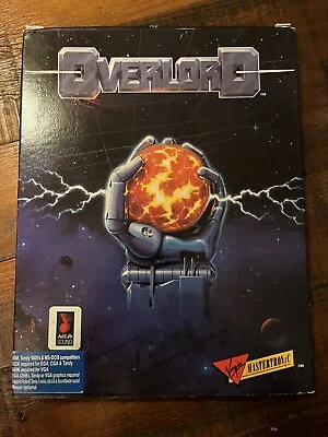 Vtg OVERLORD 1990 PC Game Five 5.25  Rare!! Vintage!!! • $33