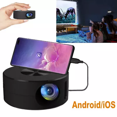 Mini Projector LED HD 1080P Home Cinema Portable Office Theater Movie Projector • $29.99