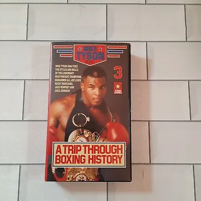 Mike Tyson 3 A Trip Through Boxing History VHS Video Tape Vintage • $7.47