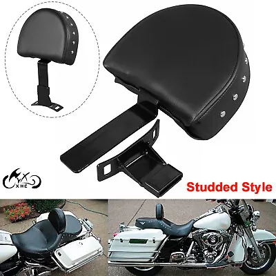 Motorcycle PU Leather Driver Backrest For Harley Electra Tri Glide Ultra Classic • $46.53