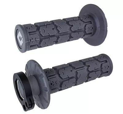 ODI MX ROGUE Lock-On V2 Grips (2&4-Stroke) Moto -GRAPHITE- Made In USA • $25.95