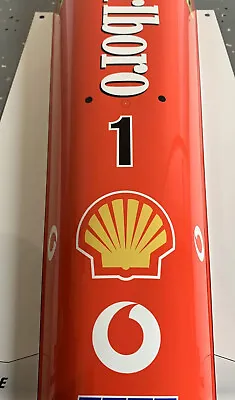 WOW!! Michael  Schumacher F2002 FORMULA 1 F1 Race Car Nose Style Sign • $59.99