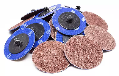 25 - 2  Roloc A/O Quick Change Sanding Disc 40 Grit • $14.99