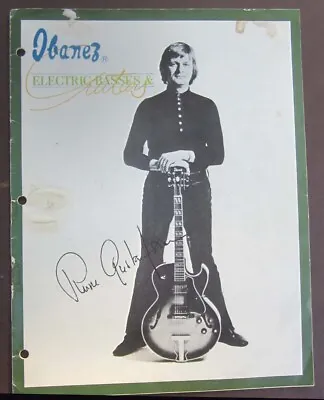 Original 1971 Ibanez Guitars & Basses Catalog -  Cool Vintage Japanese Guitars • $49.99
