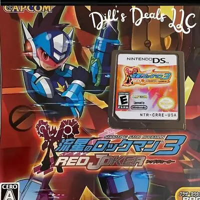 Mega Man Star Force 3 Red Joker Nintendo DS NDS Cartridge Vtg Classic New 2009 • $29.55