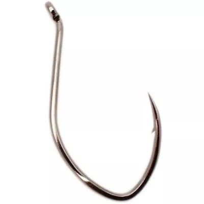 ANGL #1 B/LESS SGL GRABBER HK(12) BK/NIC (Semi Barbless Single Sickle) • $9.37