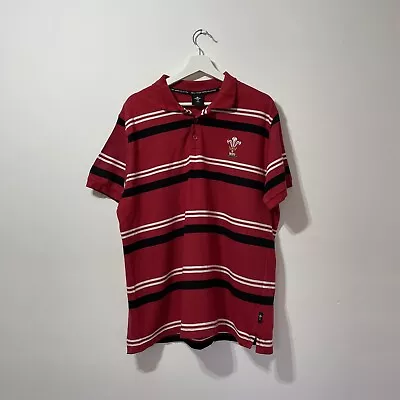 Wales Rugby Union Football Jersey Shirt WRU Polo Style Size XL Cotton 2012 • £9.99