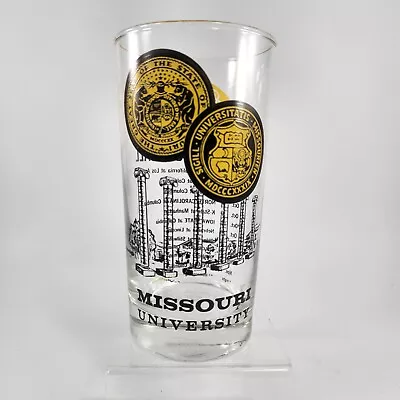 1976 Mizzou Tigers University Missouri Tumbler Drinking Glass Beverage Football • $19.99