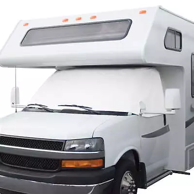 RV Windshield Snow Cover Car Window Snow Cover For Class C Ford '04 - '15 White • $64.61